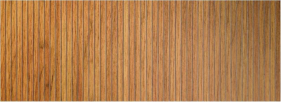 Painel Cabeceira Ripada Cama Casal Box Mdf Decoração Quarto (Freijó)