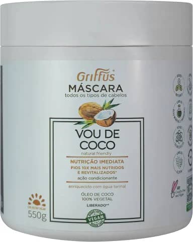 Griffus Vou De Coco Máscara 550 G Cosméticos Multicor