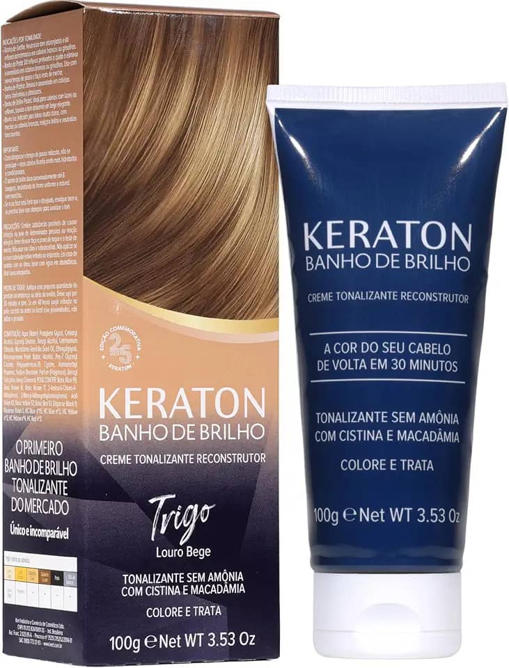 Banho De Brilho Keraton 100G Trigo