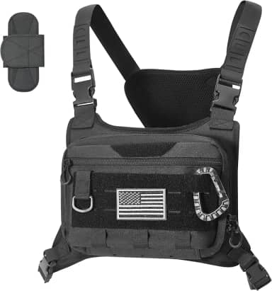 Bolsa de corrida masculina, coldres táticos para pistolas, caça, esportes, caminhadas, atividades ao ar livre, pacote EDC