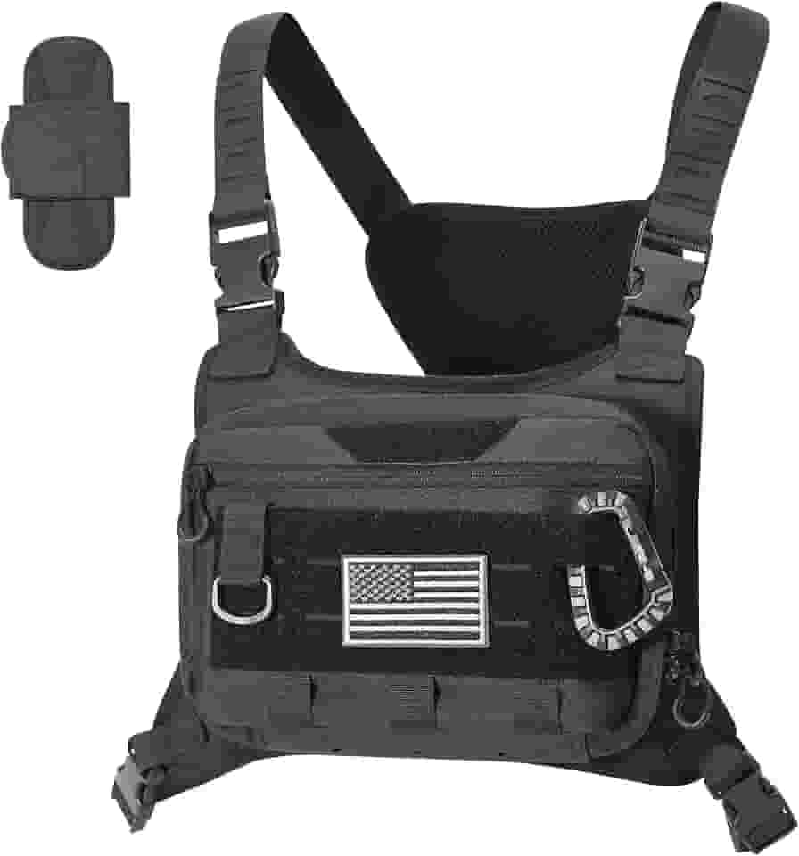 Bolsa de corrida masculina, coldres táticos para pistolas, caça, esportes, caminhadas, atividades ao ar livre, pacote EDC