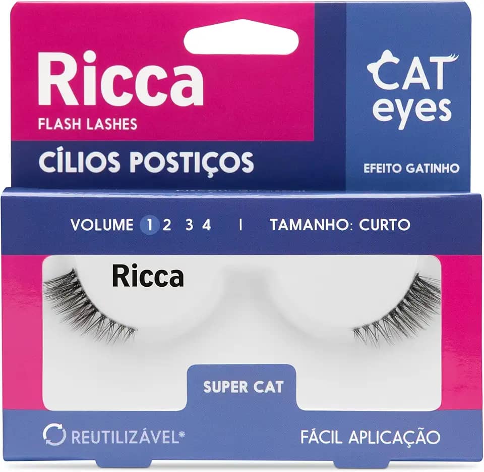 RICCA CÍLIOS CAT EYES SUPER CAT