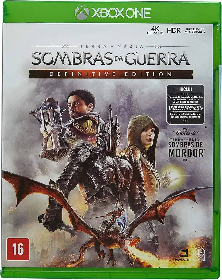 Sombras da Guerra - Definitive Edition - Xbox One