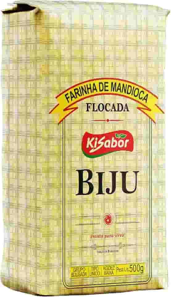 KiSabor Farinha De Mandioca Biju Kisabor 500 Gramas