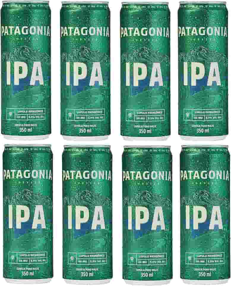 Pack de Patagonia IPA Lata 350ML, 8 Unidades