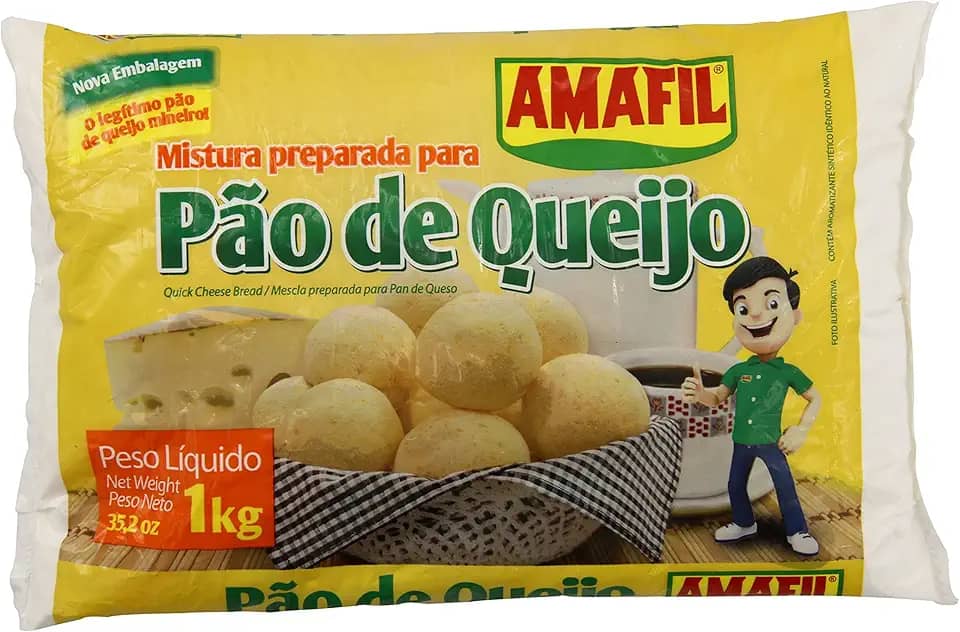 Mistura para Pão de Queijo Amafil Pacote com 1kg
