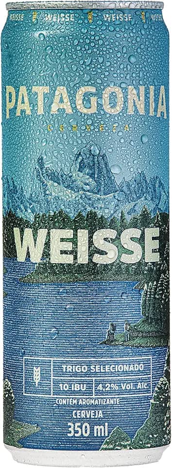 PATAGONIA Cerveja Weisse Nacional lata sleek 350ml