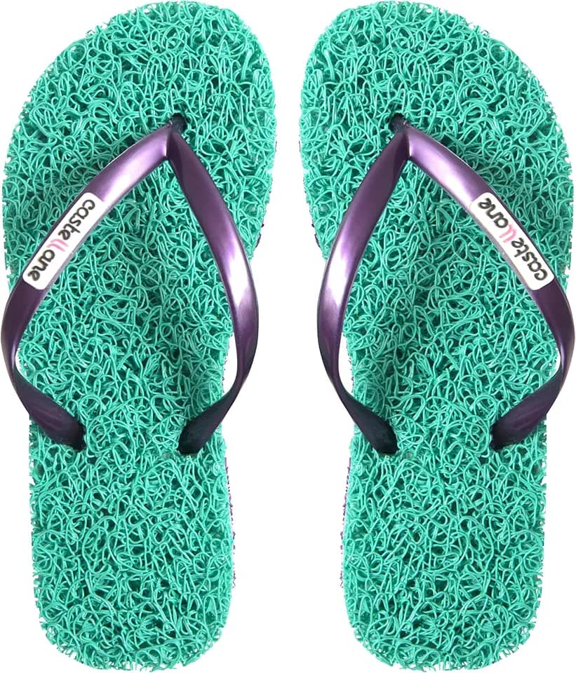 Chinelo Feminino Confort indicado para pessoas que sofrem com Esporão de Calcâneo, Fascite Plantar, Hiperidrose PLantar e Neuroma de Morton, além disso, dá a sensação de estar pisando em um tapete leve e macio, Massageador para os seus pés.