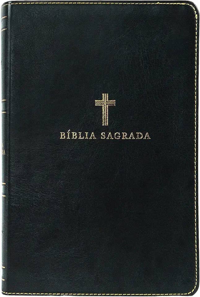 Bíblia Sagrada ACF, Couro Soft, Preta, Letra Grande, Leitura Perfeita