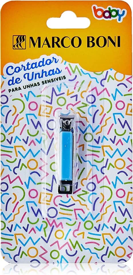 Marco Boni Cortador De Unhas Infantil Aço Carbono 1845 Azul 1 Unidade