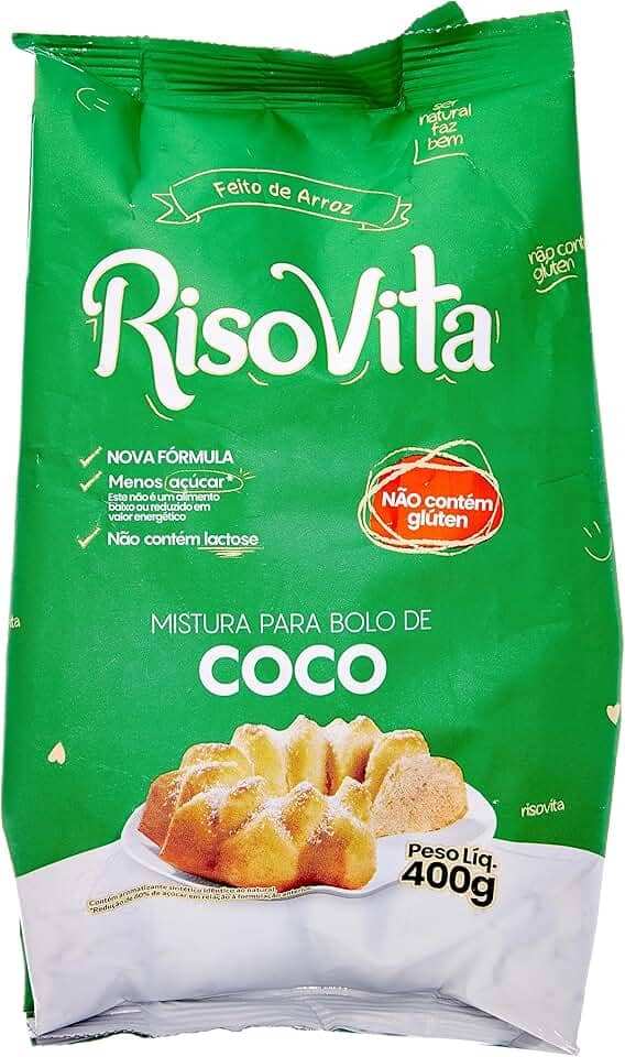 RisoVita Mistura Para Bolo Sabor Coco 400G