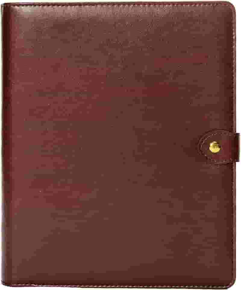 Meu plano perfeito, planner sem data com sobrecapa executiva em couro-soft, capa Xadrez | Planner 2026