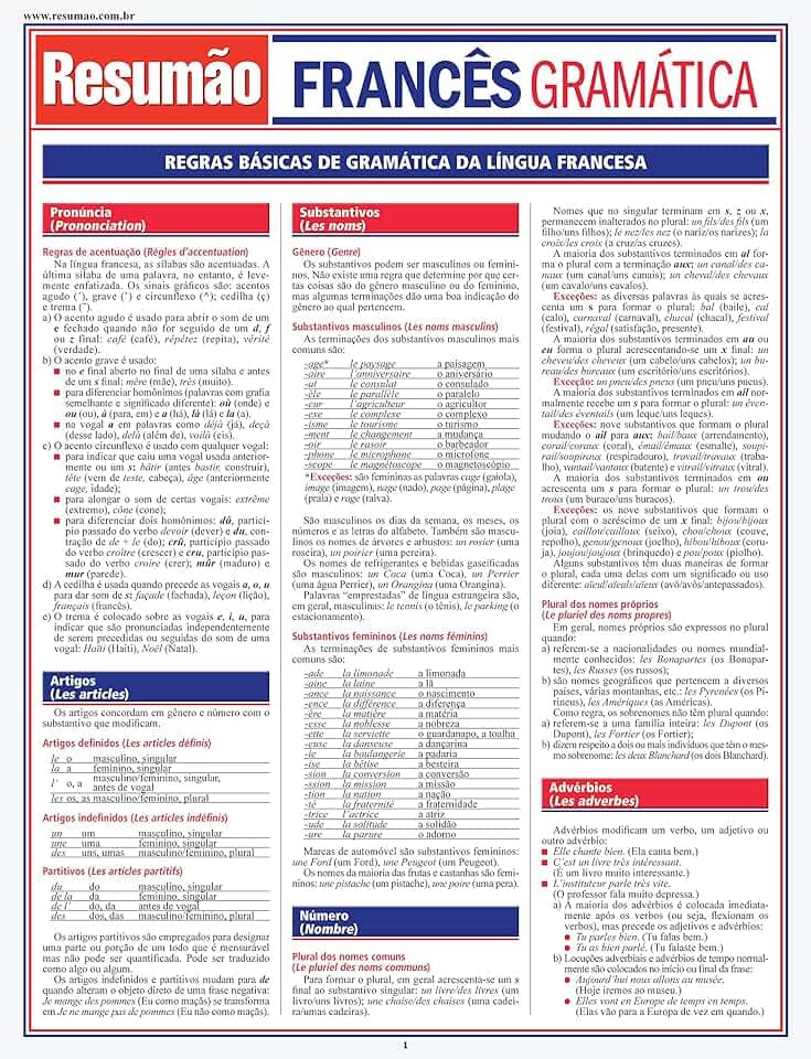Francês - Gramática