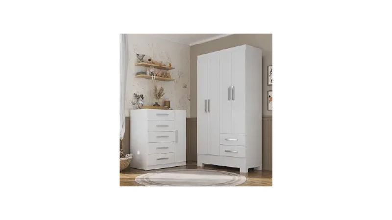 Melhor Cômoda e Guarda Roupa para Bebê: O Guia Essencial