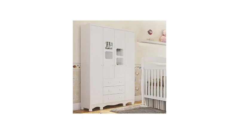 Melhor Guarda Roupa Infantil: 7 Opções Seguras e Charmosas