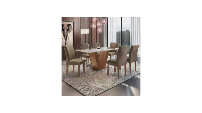 Melhor Mesa de 6 Cadeiras: 10 Modelos de Alta Estabilidade