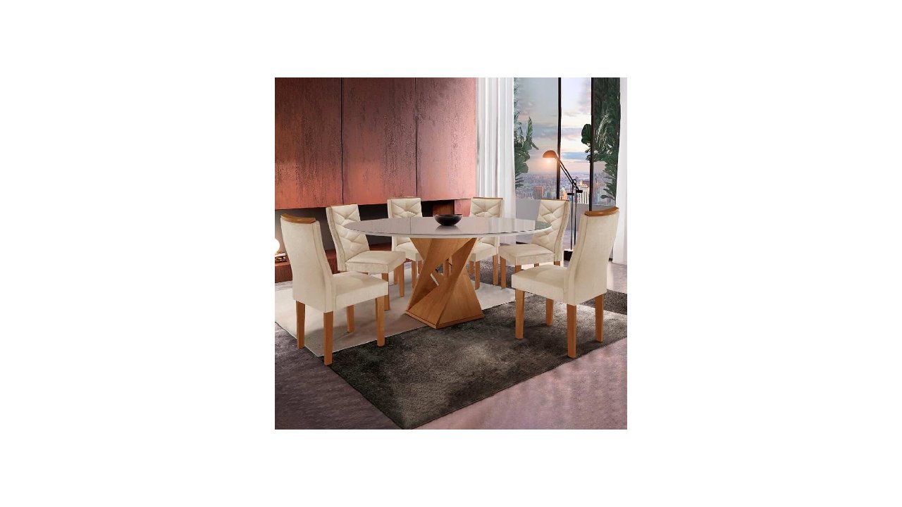 Melhor Mesa Redonda de 6 Cadeiras: 10 Modelos de Design