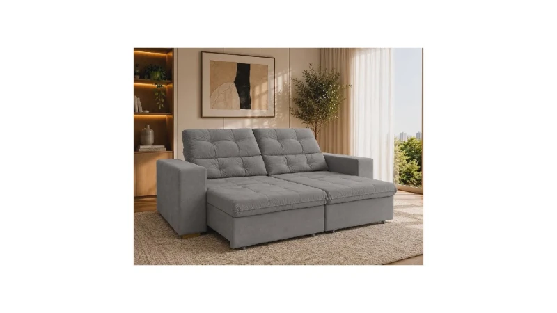 Melhor Sofá Retrátil 3 Lugares: Conforto e Estilo