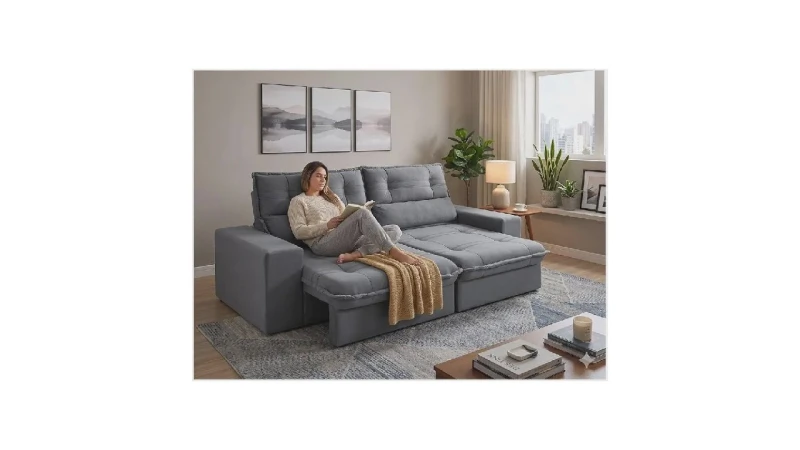 Melhor Sofá Retrátil 4 Lugares: Conforto e Estilo