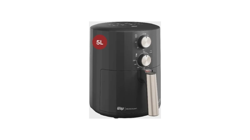 Qual Air Fryer de 5 litros consome menos energia por hora? 10 Modelos Eficientes