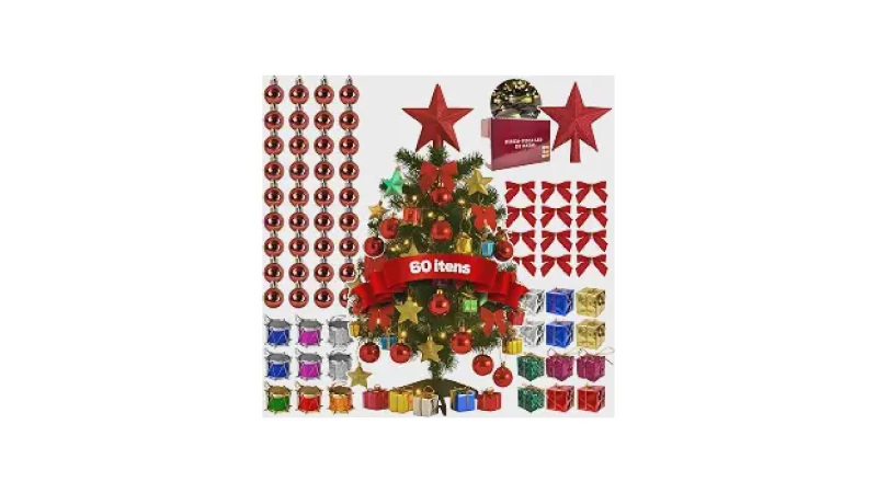 Qual Melhor Árvore de Natal Decorada Pequena: 10 Kits Prontos