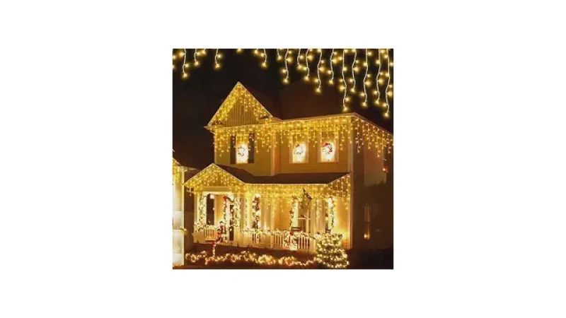 Qual Melhor Cascata de luzes de Natal: 10 Tipos