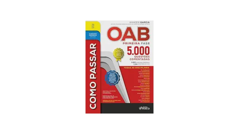 Qual Melhor Curso Para OAB: 9 Livros Essenciais