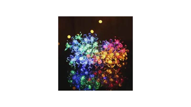 Qual Melhor Decoração com cortina de LED e flores