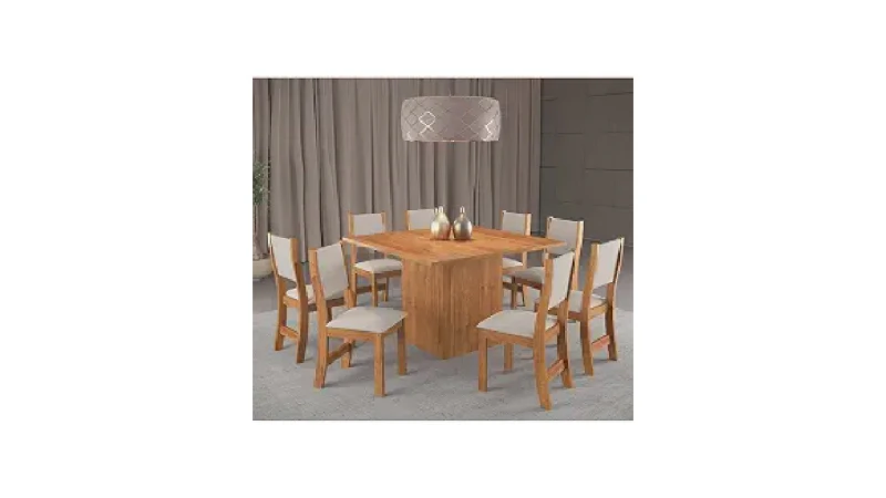 Qual Melhor Mesa de Jantar Quadrada para 8 Pessoas? Análise de 7 Conjuntos