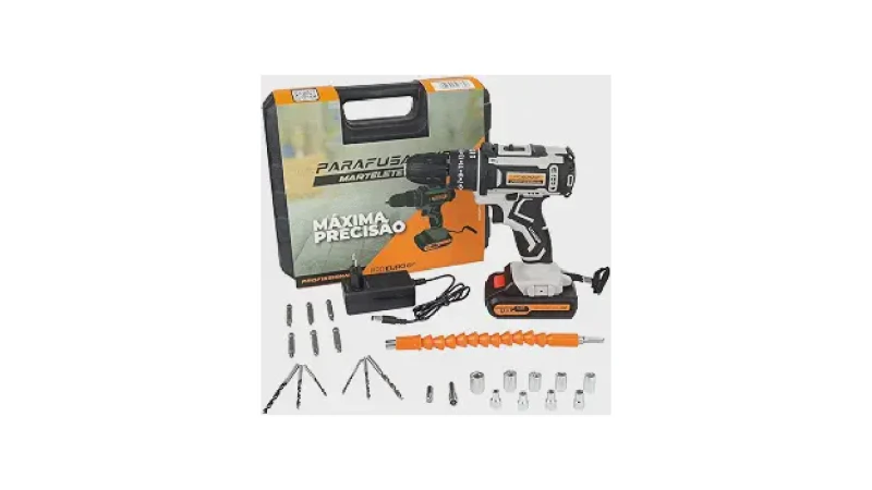 Qual Melhor Parafusadeira Sem Fio Com Kit de Brocas Incluso: 12V vs 21V