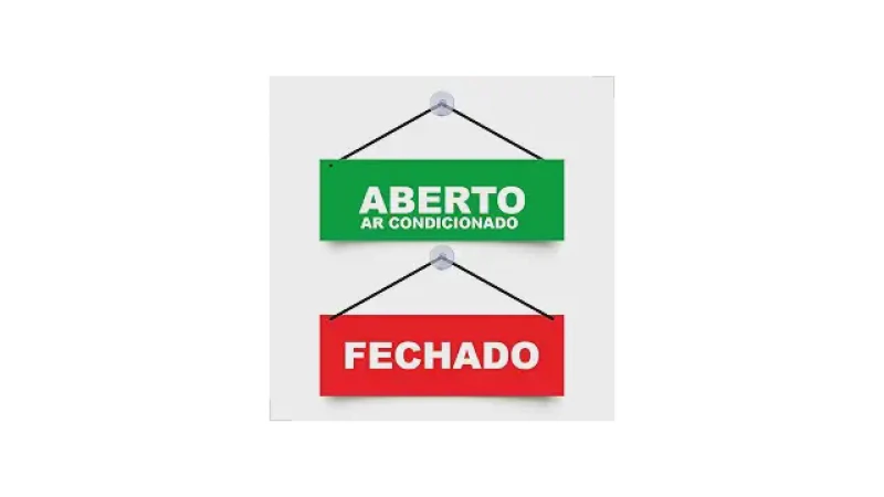 Qual Melhor Placa de "Aberto/Fechado": Guia Final