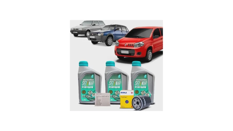 Qual Óleo Usar no Fiat Uno Mille: Melhor Kit 5W30